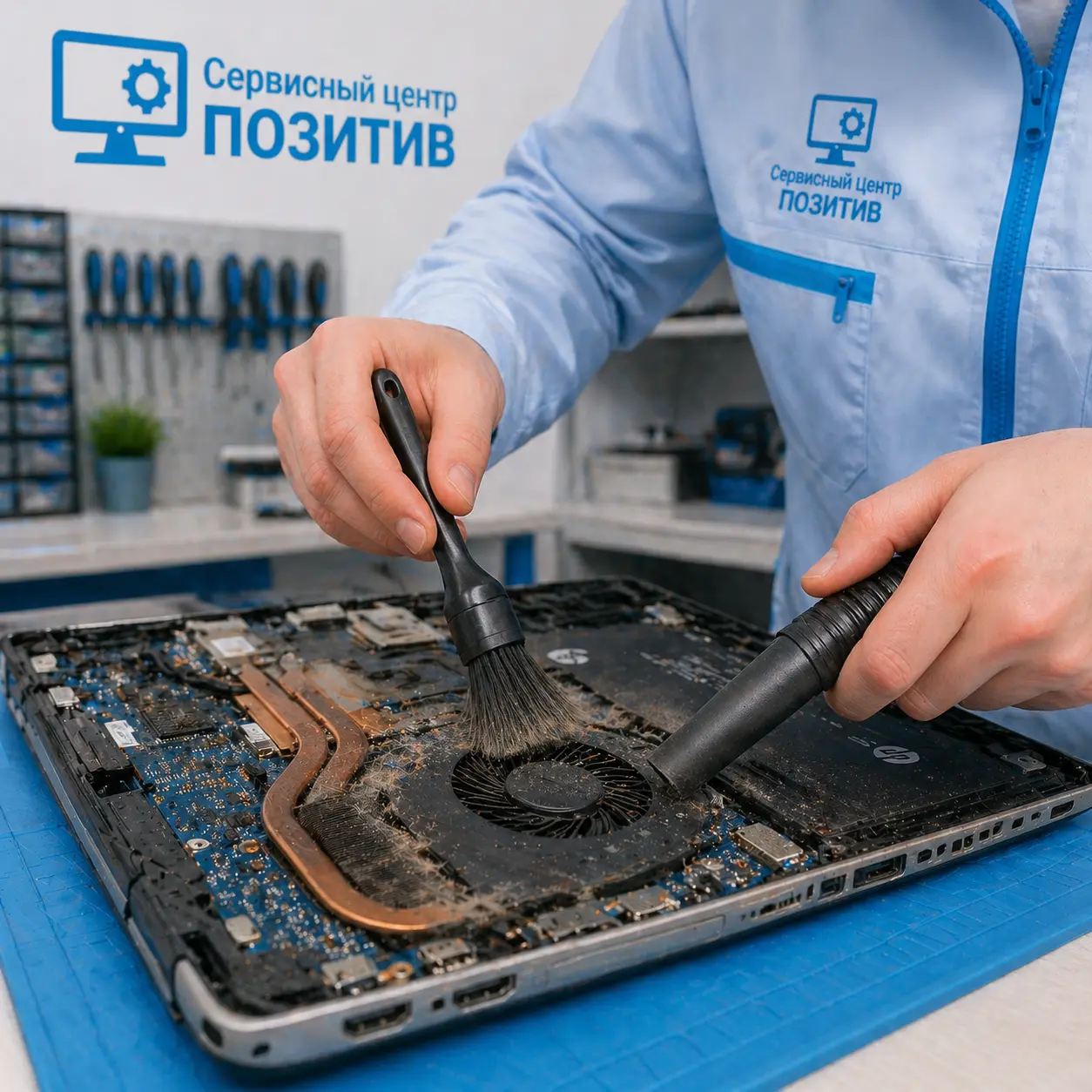 чистка ноутбука HP в Новой Усмани