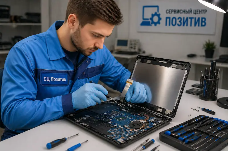 Ремонт шлейфа матрицы ноутбука в Новой Усмани