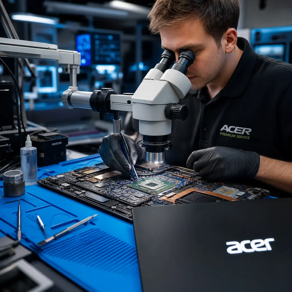 Замена видеокарты ноутбука Acer в Новой Усмани