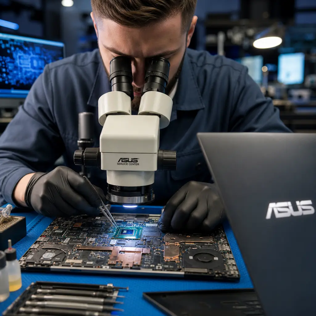 Замена видеокарты ноутбука Asus в Новой Усмани