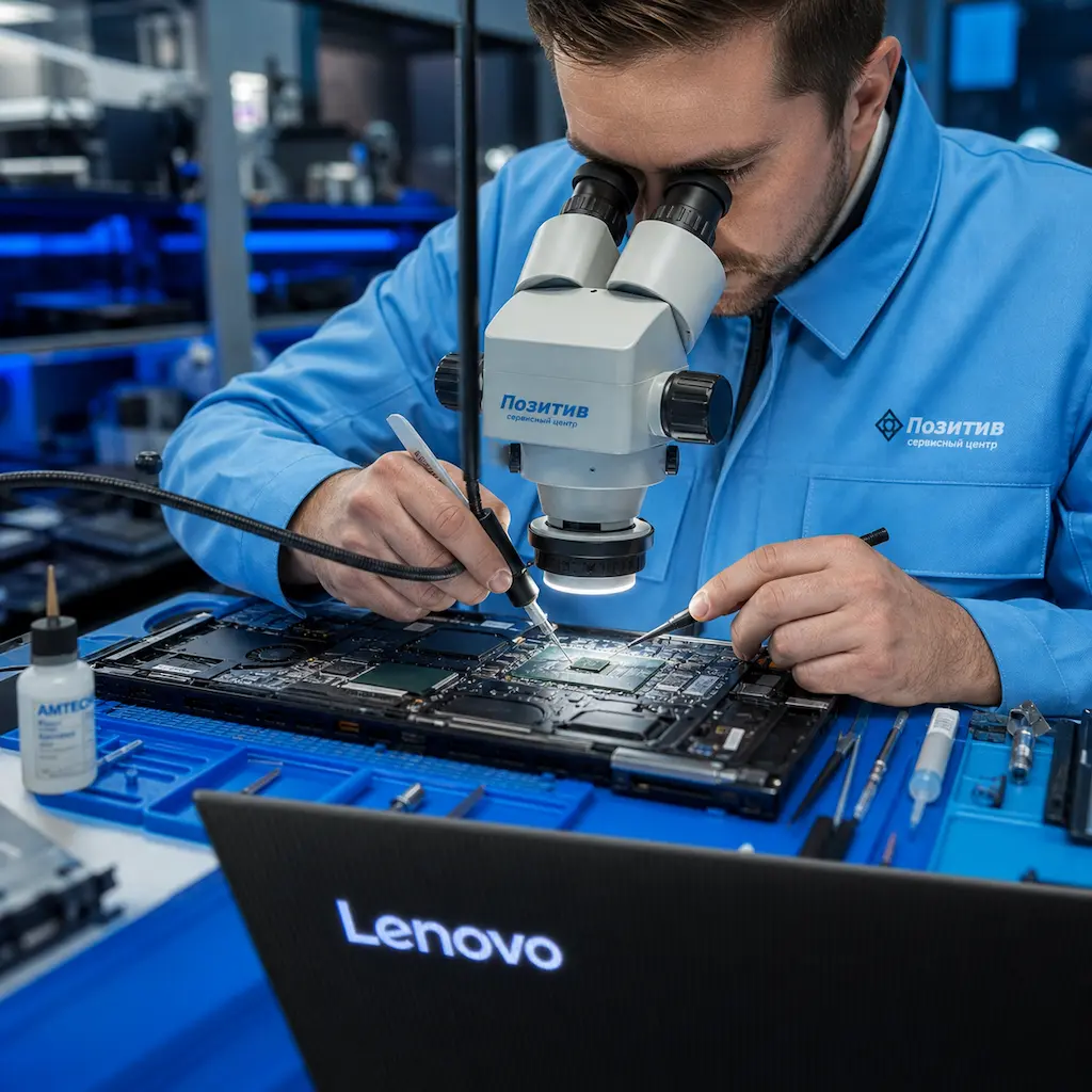 Замена видеокарты ноутбука Lenovo в Новой Усмани
