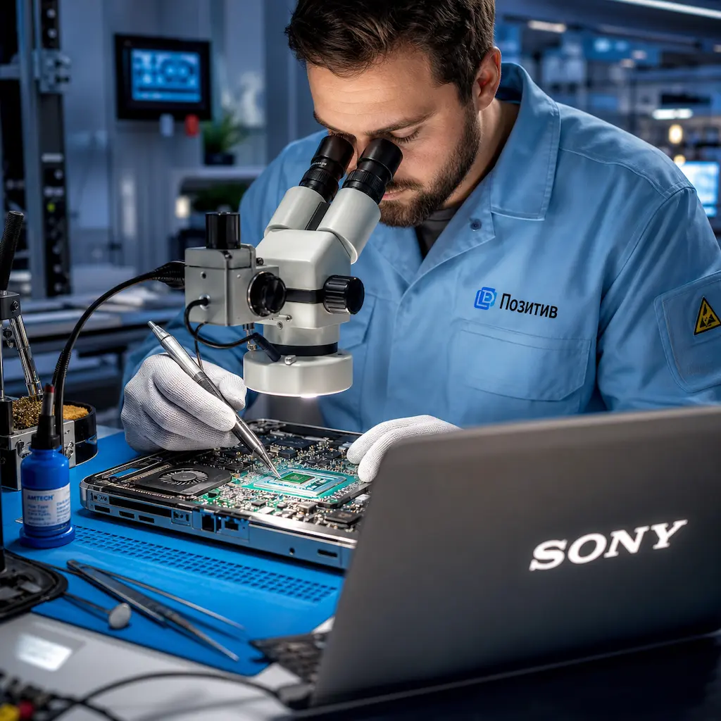 Замена видеокарты ноутбука Sony в Новой Усмани