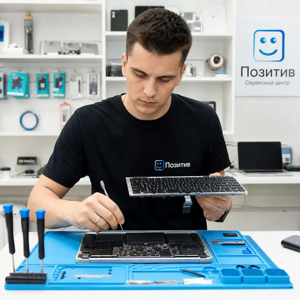 заменить клавиатуру на Apple Macbook в Новой Усмани