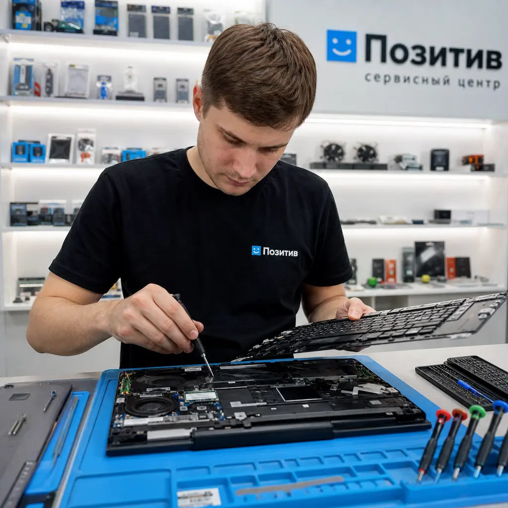 заменить клавиатуру на ноутбуке Samsung в Новой Усмани