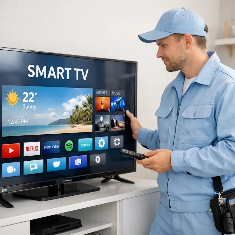 Настройка Smart TV в Новой Усмани