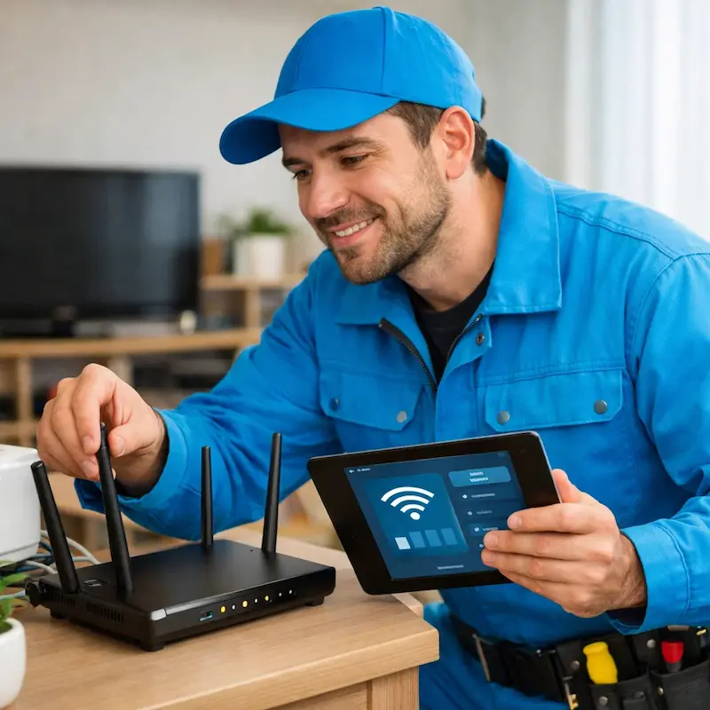 Настройка Wi-Fi для квартиры, дома и офиса в Новой Усмани