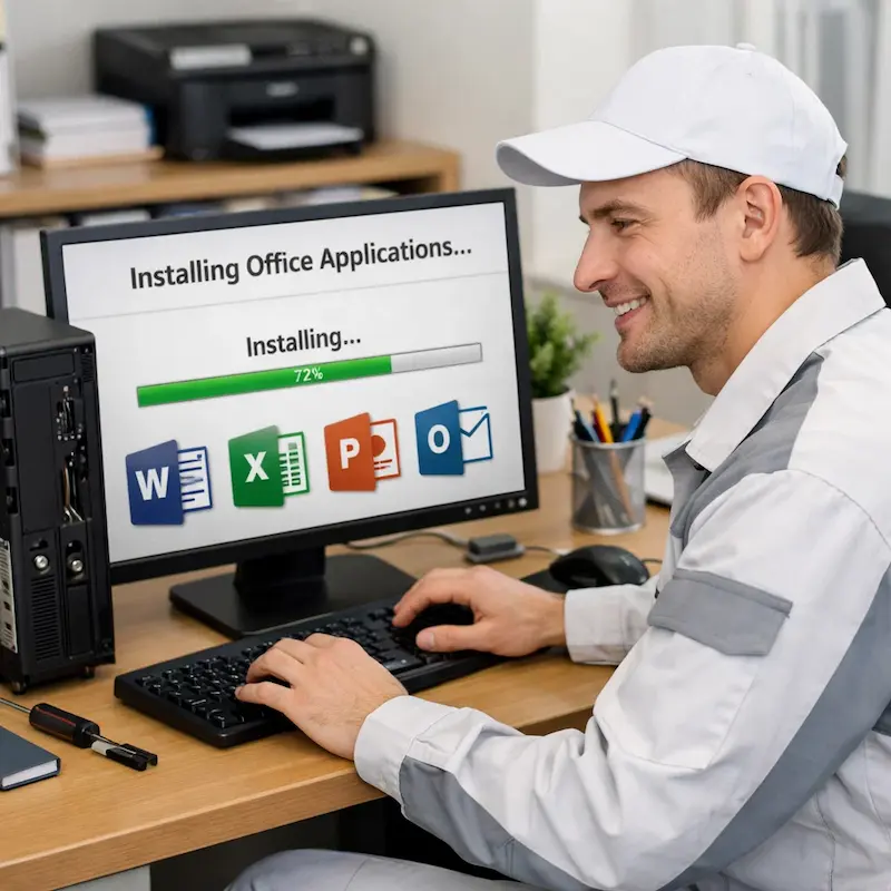 Установка и настройка программ на компьютере в Новой Усмани