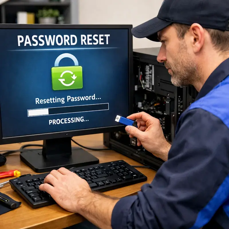 Удаление пароля на компьютере в Новой Усмани