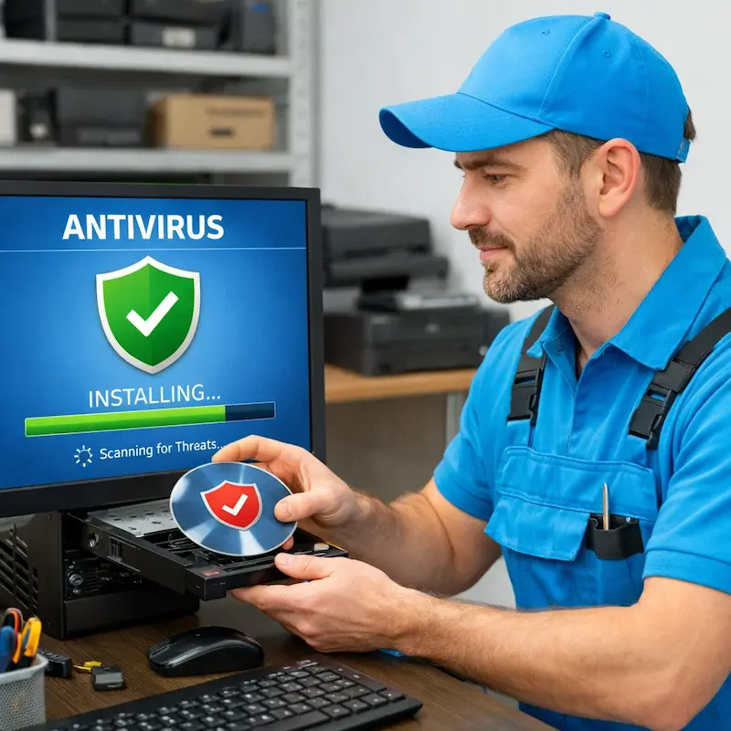 Установка антивируса в Новой Усмани на дому